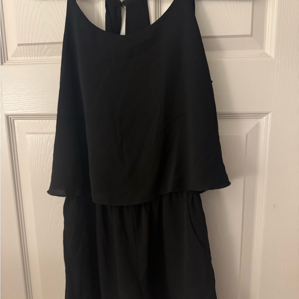 Women's size small black romper